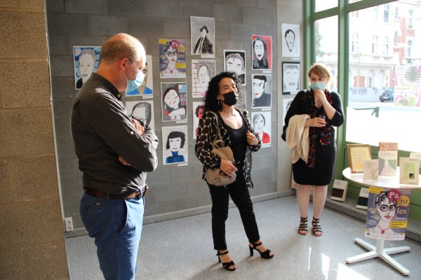 Exposition -  Paroles Précieuses - Portraits de poétesses belges