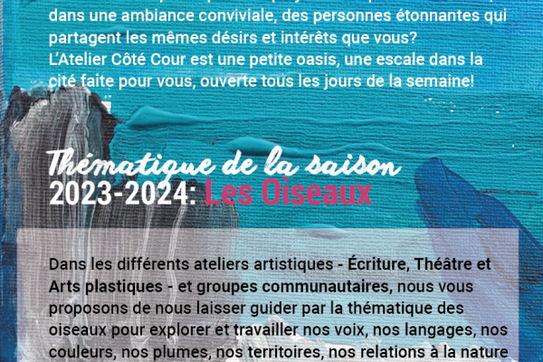 Saison 2023-2024 et (ré)inscriptions