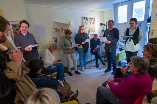 “Un revolver et des pommes de terre” : journal, exposition, lectures