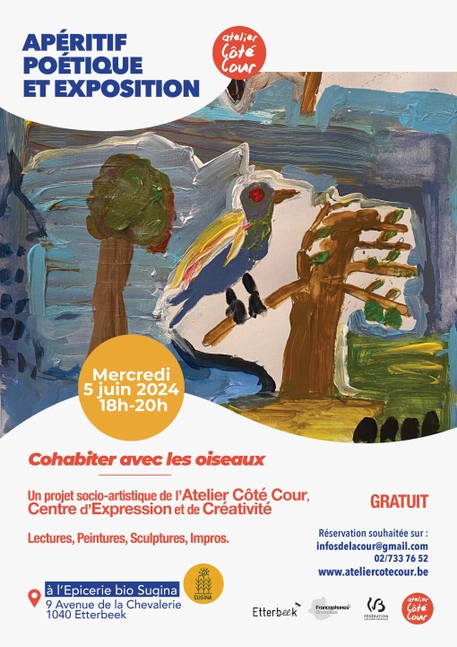 Apéritif poétique et exposition : Clôture du projet "Cohabiter avec les oiseaux"